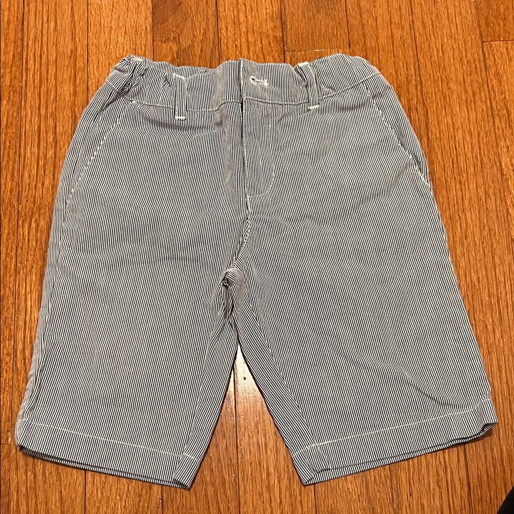 Jacadi Blue Striped Kids Formal Shorts